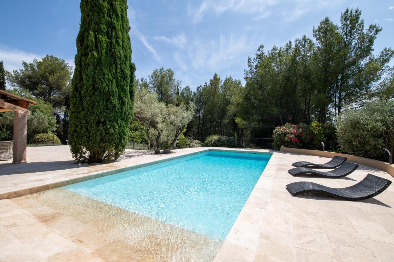 Villa De Charme En Campagne Avec Piscine Privee Et Nature Luxuriante Le Beausset Esterno foto