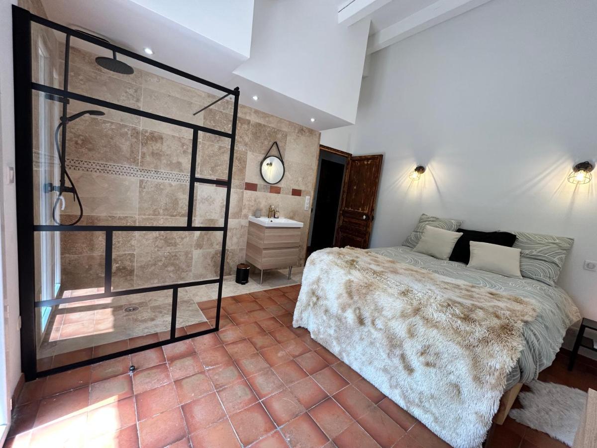 Villa De Charme En Campagne Avec Piscine Privee Et Nature Luxuriante Le Beausset Esterno foto