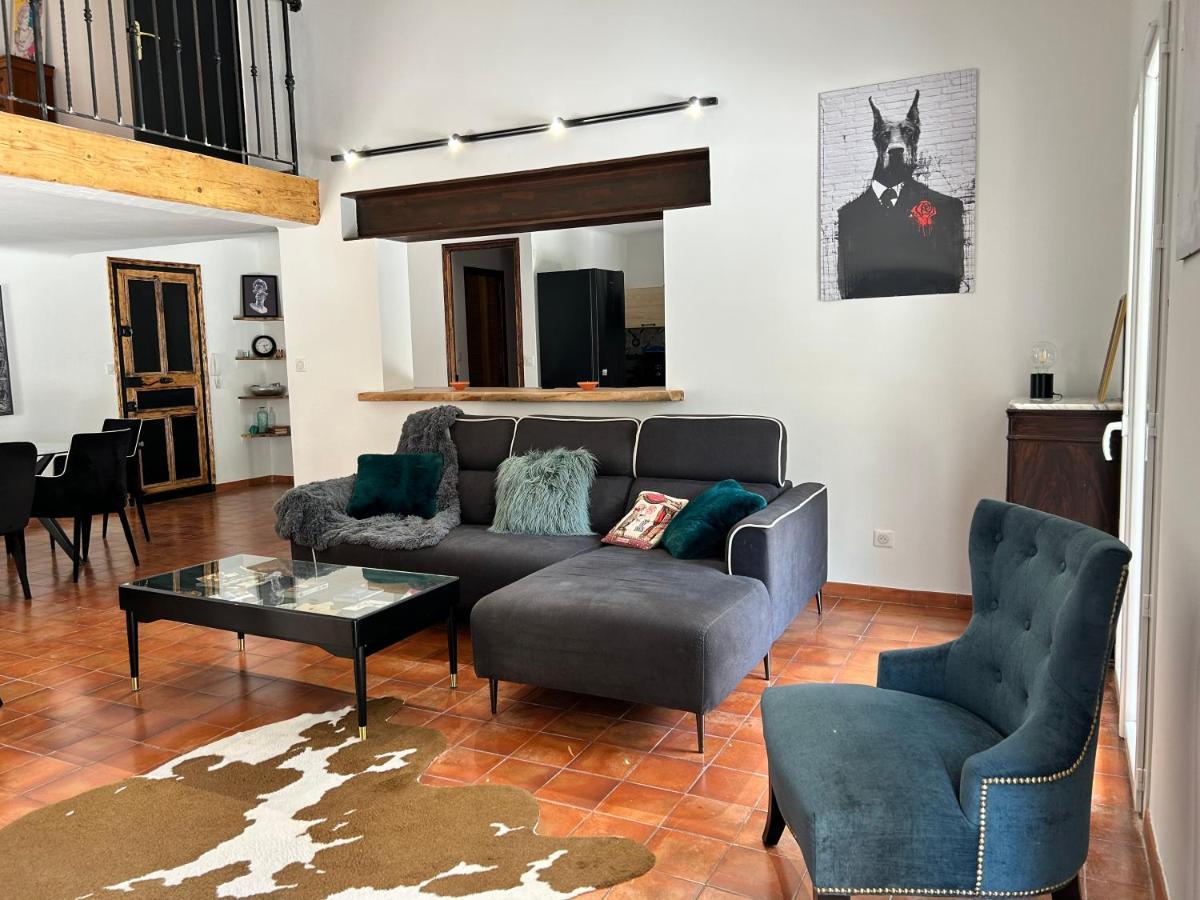 Villa De Charme En Campagne Avec Piscine Privee Et Nature Luxuriante Le Beausset Esterno foto