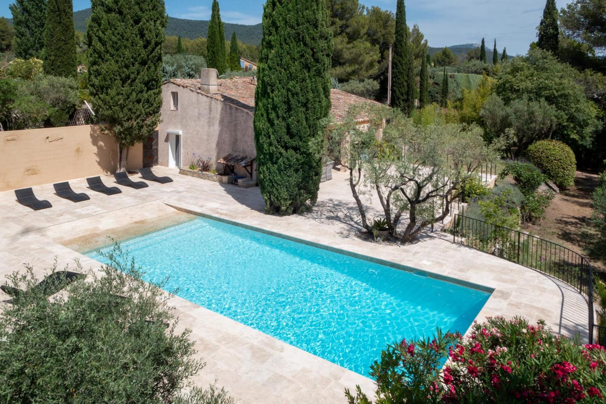 Villa De Charme En Campagne Avec Piscine Privee Et Nature Luxuriante Le Beausset Esterno foto